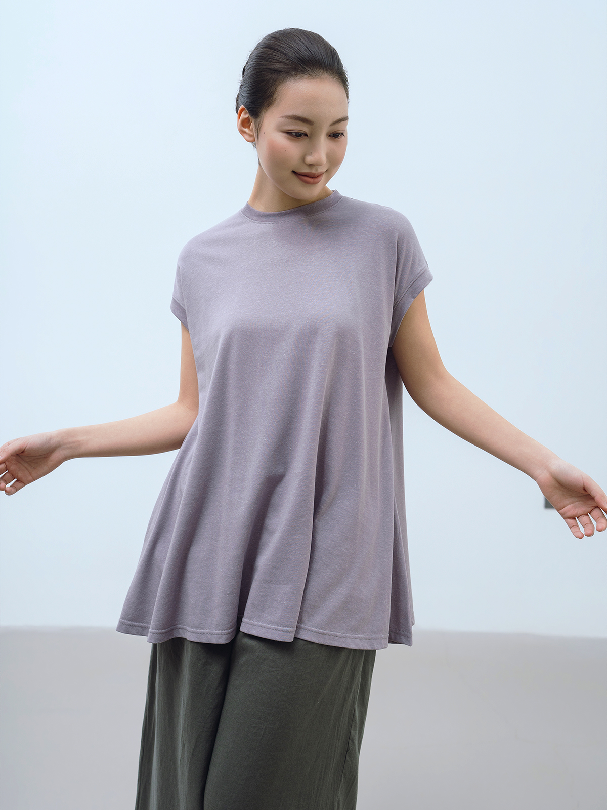 コットンテンセル　フレアラインプルオーバー