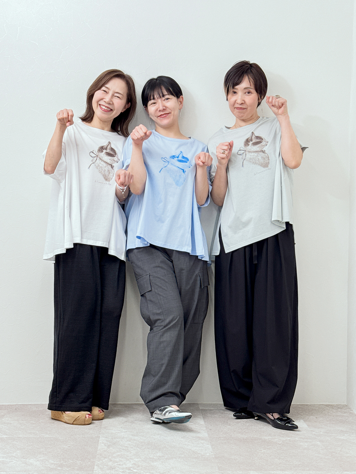 スタッフデザインT    愛猫「ミー」とつくった、猫Tシャツ
