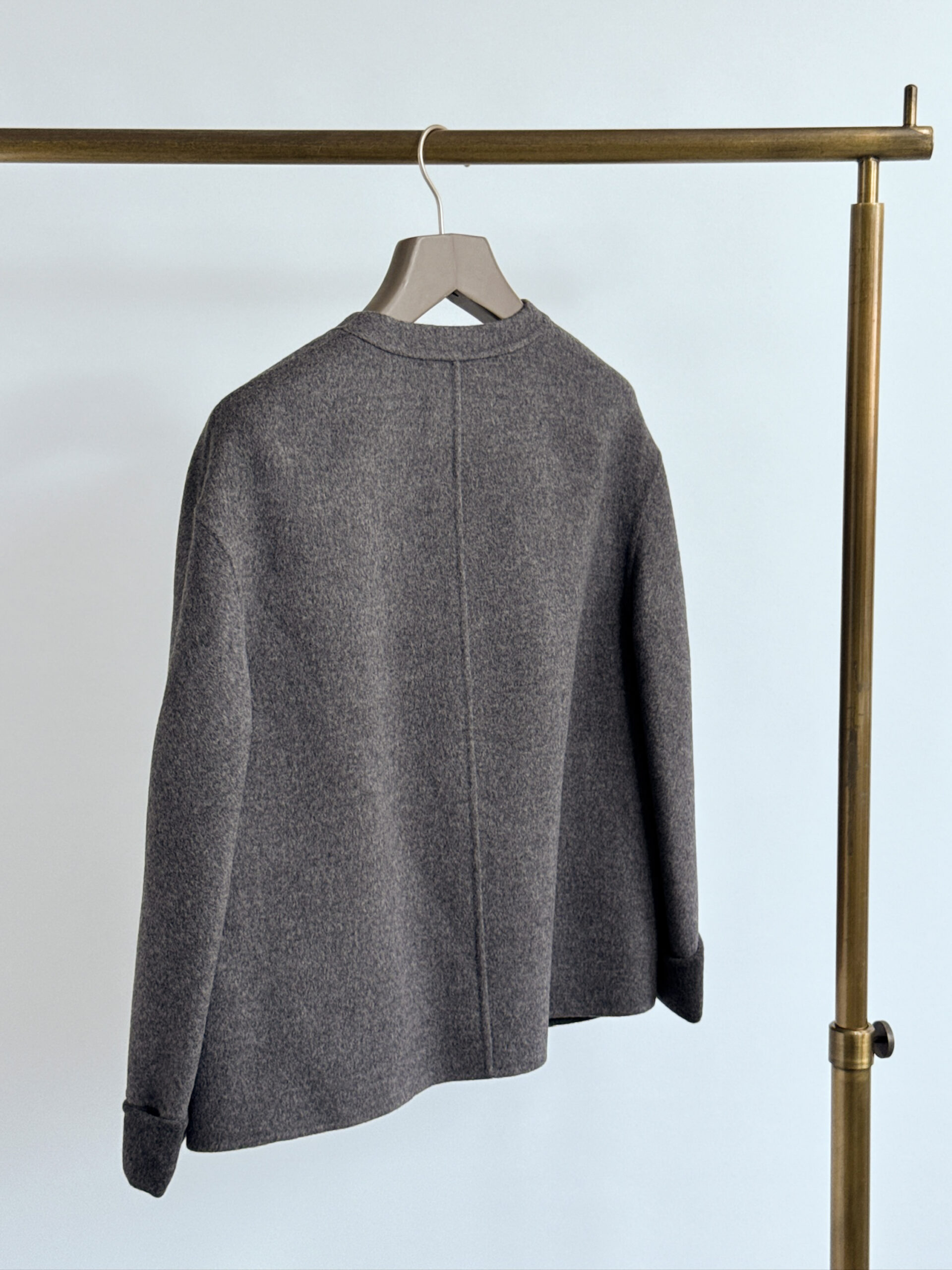 オルドス スパンコールウールカシミヤジャケット