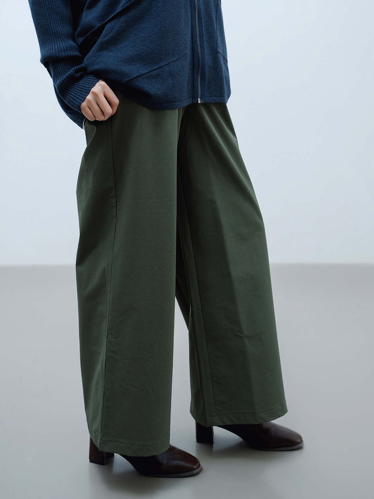 360°ストレッチ ワイドパンツ
