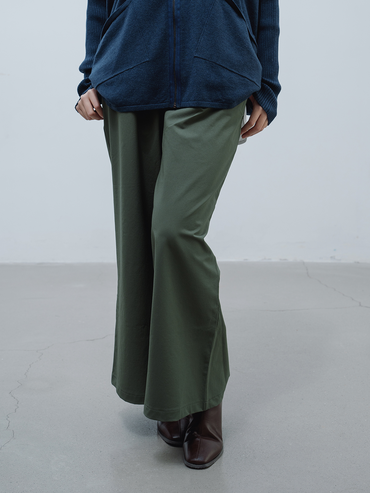 360°ストレッチ ワイドパンツ