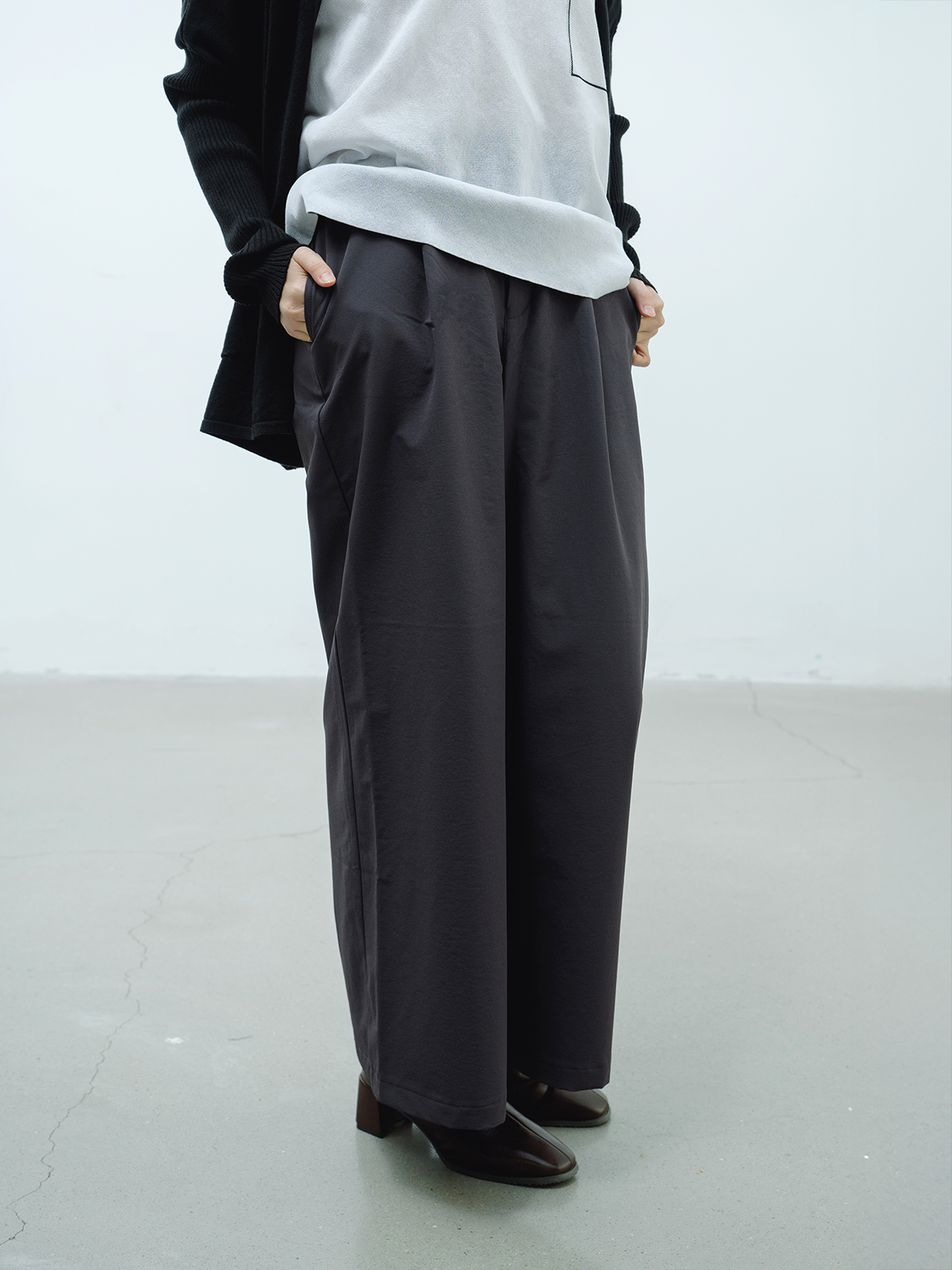 360°ストレッチ ワイドパンツ