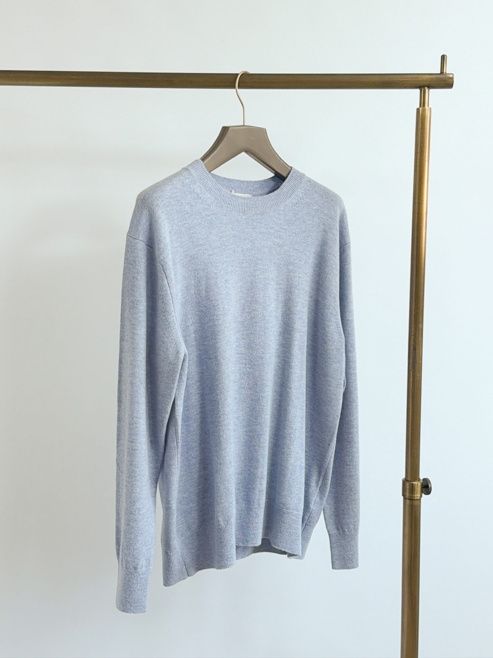 オルドス ウールカシミヤ クルーネックプルオーバー