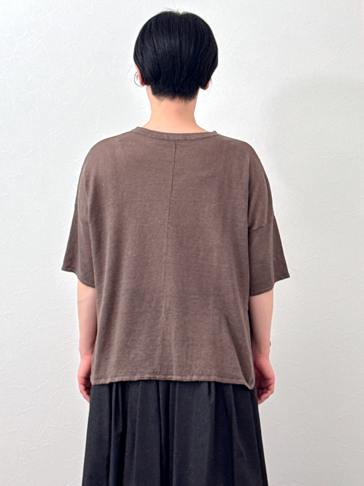 麻100ゆったりプルオーバー　サステナブル
