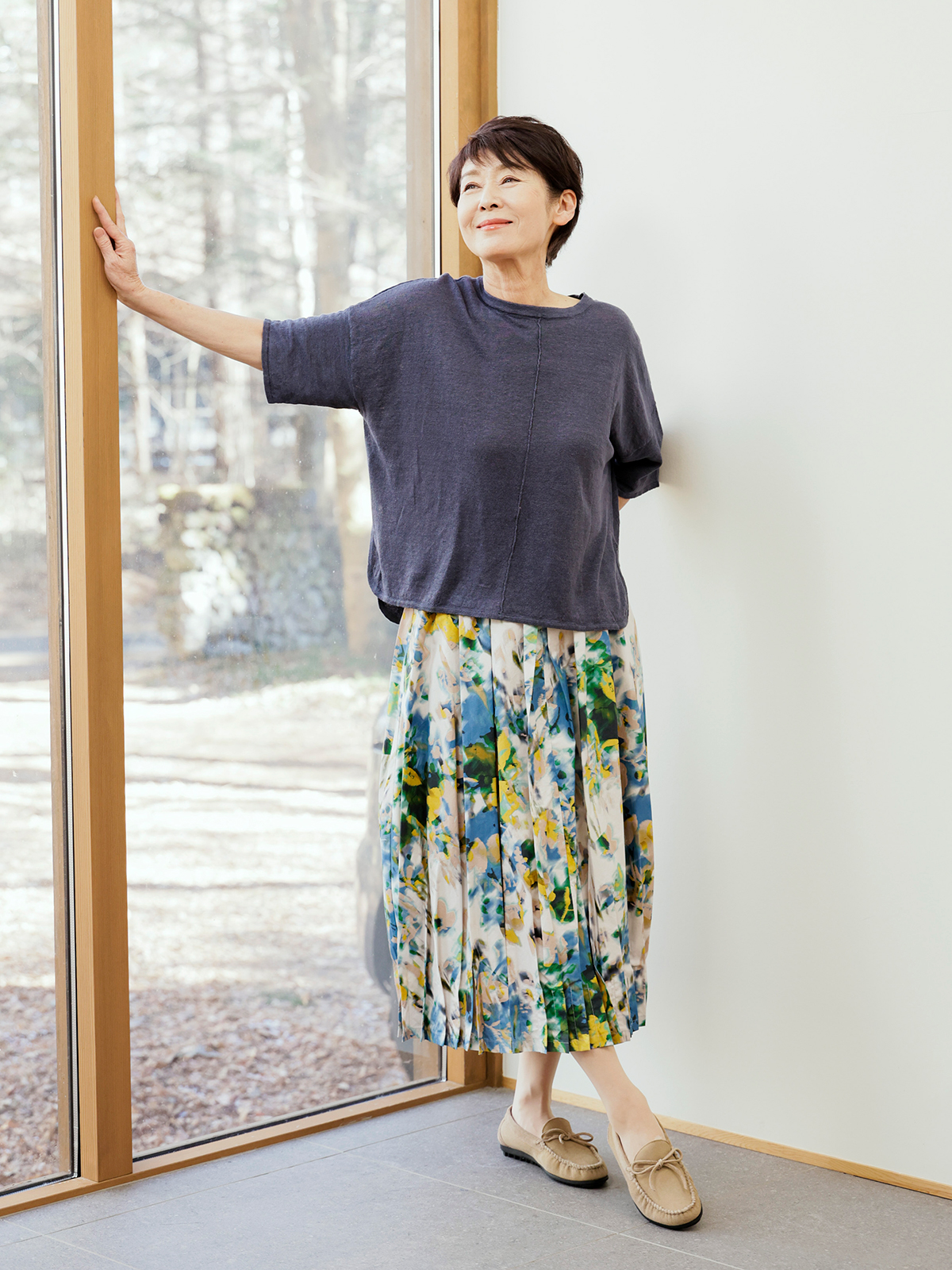 麻100ゆったりプルオーバー　サステナブル