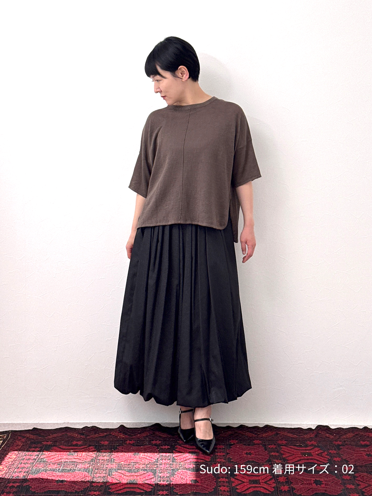 麻100ゆったりプルオーバー　サステナブル