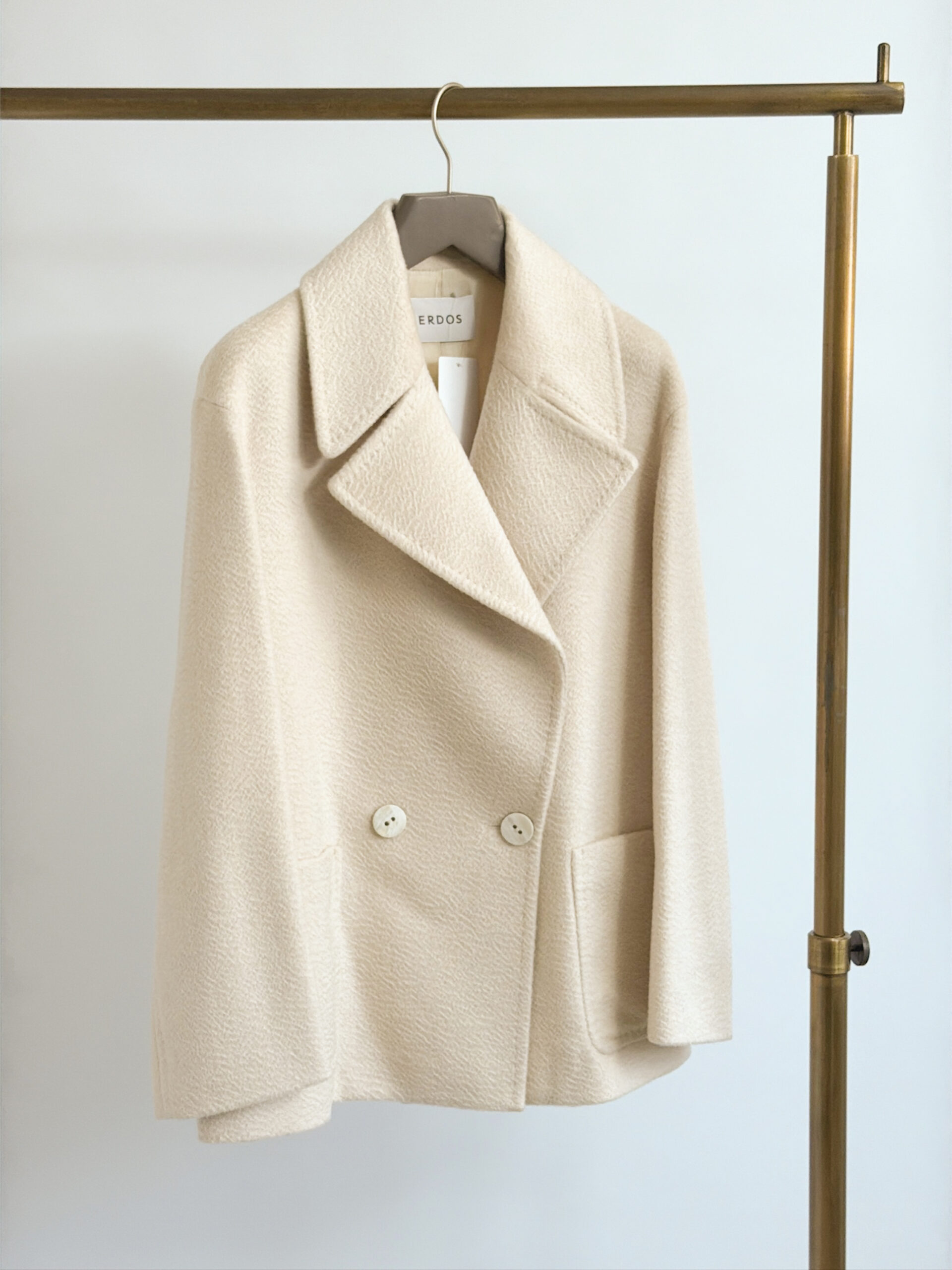 オルドス カシミヤ100ダブルブレストコート