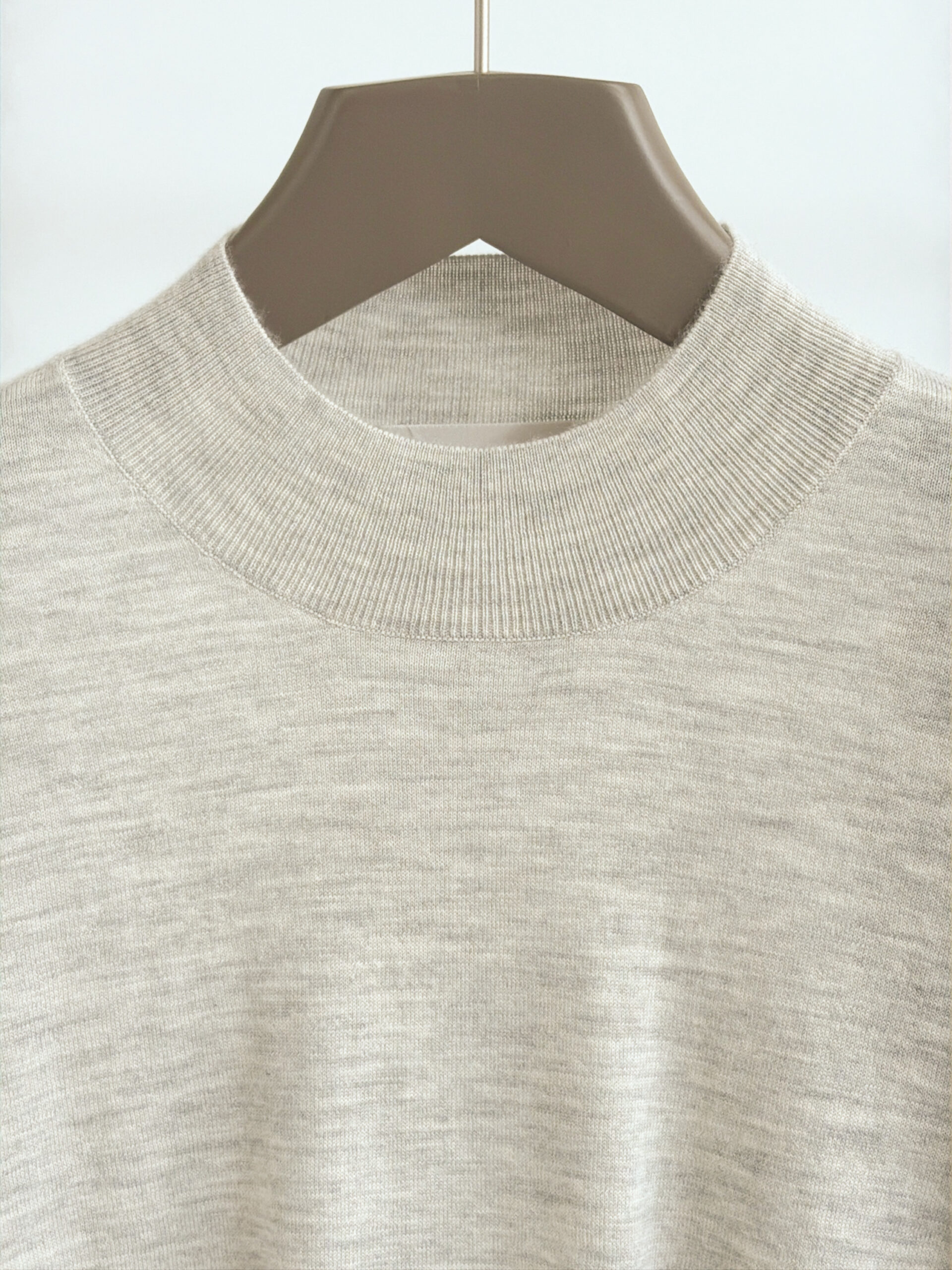 オルドス カシミヤ100 モックネックニット