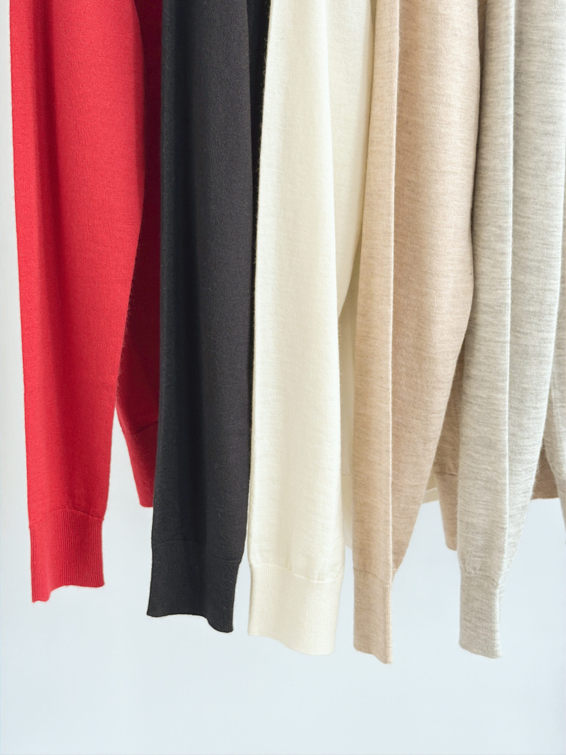 オルドス カシミヤ100 モックネックニット