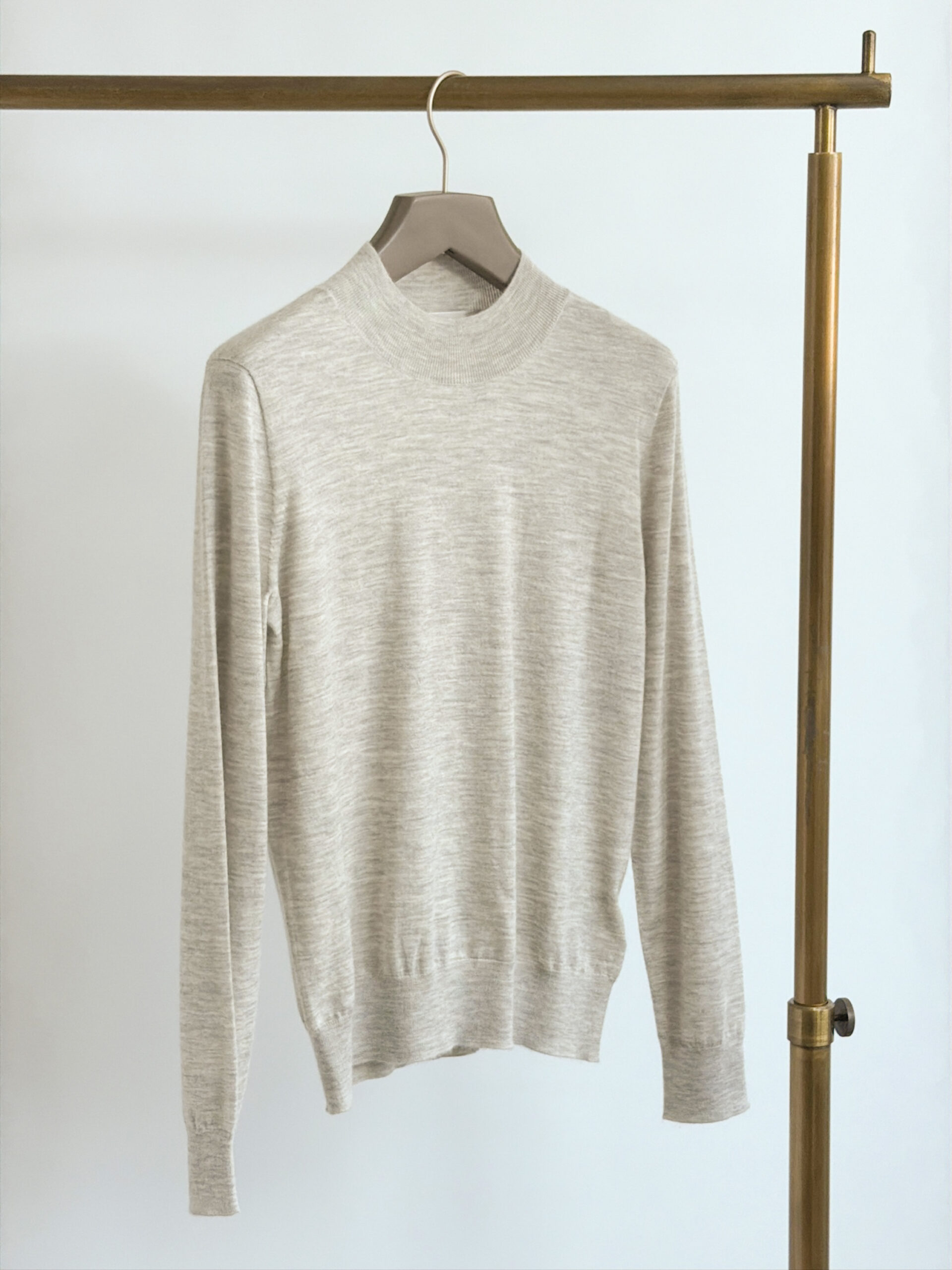 オルドス カシミヤ100 モックネックニット